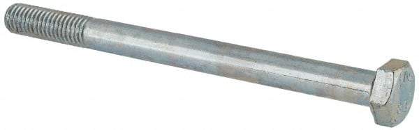 Value Collection - M8x1.25mm Metric Coarse, 100mm Length Under Head Hex Head Cap Screw - Partially Threaded, Grade 8.8 Steel, Zinc-Plated Finish, 13mm Hex - Caliber Tooling