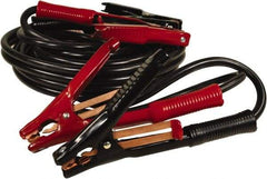 Associated Equipment - 20 Ft. Long, 500 Amperage Rating, Heavy Duty Booster Cable - Black & Red, 4 AWG Wire Guage - Caliber Tooling