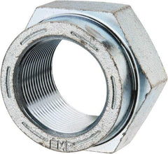 Value Collection - 1-1/2 - 12 UNF Grade C Hex Lock Nut with Distorted Thread - 2-1/4" Width Across Flats, 1-5/16" High, Cadmium Clear-Plated Finish - Caliber Tooling