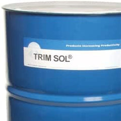 Master Fluid Solutions - Trim SOL LC sf, 54 Gal Drum Cutting & Grinding Fluid - Water Soluble, For Cutting, Grinding - Caliber Tooling