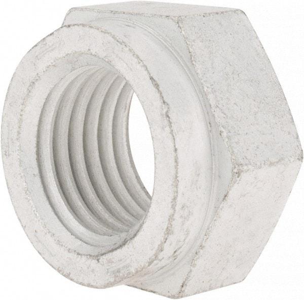 Value Collection - 1-1/2 - 6 UNC Grade C Hex Lock Nut with Distorted Thread - 2-1/4" Width Across Flats, 1-5/16" High, Cadmium Clear-Plated Finish - Caliber Tooling