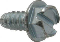 Value Collection - 1/4" Hex Washer Head Slotted Sheet Metal Screw - Steel, 1/2" Length Under Head, Grade 2 - Caliber Tooling