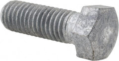 Value Collection - 1/2-13 Thread, 1-1/2" Length Under Head, Steel Hex Head Bolt - Hot Dipped Galvanized Coated, 3/4" Hex, UNC Thread, ANSI/ASME B18.2.2 & ASME B18.2.1, Grade 2 - Caliber Tooling