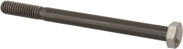 Value Collection - 5/16-18 UNC, 4" Length Under Head Hex Head Cap Screw - Partially Threaded, Grade 2 Steel, Uncoated - Caliber Tooling