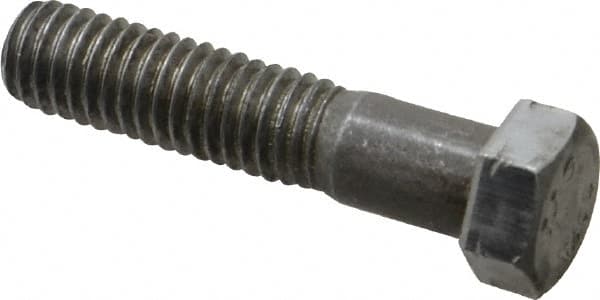 Value Collection - 7/16-14 Thread, 2" Length Under Head, Steel Hex Head Bolt - Uncoated, UNC Thread, ASTM A307, Grade 2 - Caliber Tooling