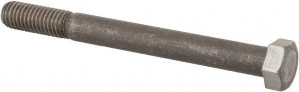 Value Collection - 1/2-13 Thread, 5" Length Under Head, Steel Hex Head Bolt - Uncoated, UNC Thread, ASTM A307, Grade 2 - Caliber Tooling