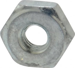 Value Collection - #6-40 UN Steel Right Hand Machine Screw Hex Nut - 5/16" Across Flats, 0.114" High, Zinc-Plated Finish, 2B Class of Fit - Caliber Tooling