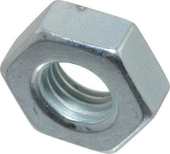 Value Collection - 5/16-24 UN Steel Right Hand Machine Screw Hex Nut - 9/16" Across Flats, 0.225" High, Zinc-Plated Finish, 2B Class of Fit - Caliber Tooling