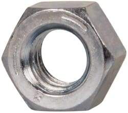 Value Collection - 5/16-18 UNC Steel Right Hand Hex Nut - 1/2" Across Flats, 17/64" High, Zinc-Plated Finish - Caliber Tooling