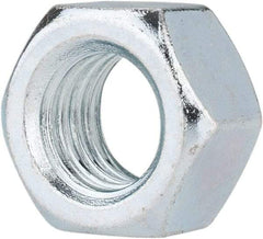 Value Collection - 1/2-13 UNC Steel Right Hand Hex Nut - 3/4" Across Flats, 7/16" High, Zinc-Plated Finish - Caliber Tooling