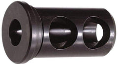 Global CNC Industries - 7/16" ID, 1" OD, 1-3/4" Length Under Head, Type J Lathe Tool Holder Bushing - Type J, 0.265 Inch Thick Head - Exact Industrial Supply