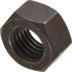 Value Collection - 5/16-24 UNF Steel Right Hand Hex Nut - 1/2" Across Flats, 17/64" High, Uncoated - Caliber Tooling