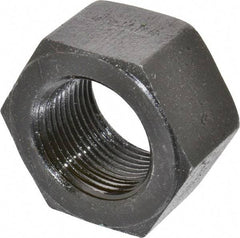 Value Collection - 1-1/4 - 12 UNF Steel Right Hand Hex Nut - 1-7/8" Across Flats, 1-1/16" High, Uncoated - Caliber Tooling