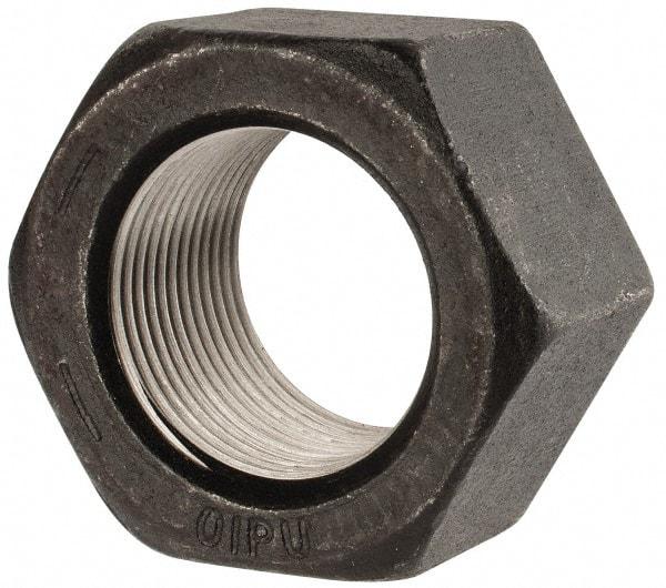 Value Collection - 1-3/8 - 12 UN Steel Right Hand Hex Nut - 2-1/16" Across Flats, 1-11/64" High, Uncoated - Caliber Tooling