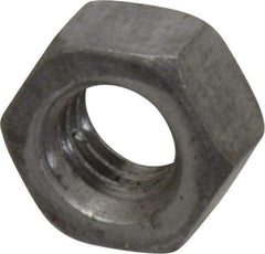 Value Collection - 5/16-18 UNC Steel Right Hand Hex Nut - 1/2" Across Flats, 0.2656" High, Uncoated - Caliber Tooling