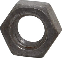 Value Collection - 7/16-14 UNC Steel Right Hand Hex Nut - 11/16" Across Flats, 3/8" High, Uncoated - Caliber Tooling