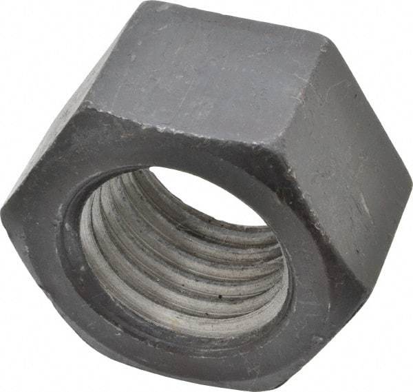 Value Collection - 1-3/4 - 5 UNC Steel Right Hand Hex Nut - 2-5/8" Across Flats, 1-1/2" High, Uncoated - Caliber Tooling