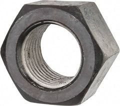 Value Collection - 2-1/4 - 4-1/2 UNC Steel Right Hand Hex Nut - 3-3/8" Across Flats, 1-55/64" High, Uncoated - Caliber Tooling