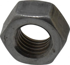 Value Collection - 5/16-24 UNF Steel Right Hand Hex Nut - 1/2" Across Flats, 0.2656" High, Uncoated - Caliber Tooling