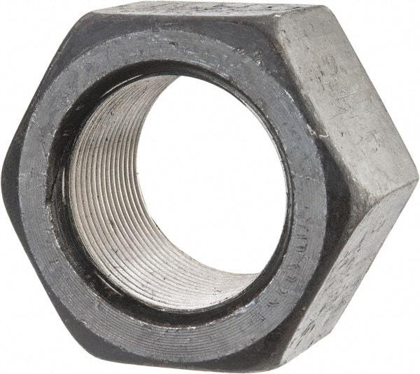 Value Collection - 1-3/4 - 12 UN Steel Right Hand Hex Nut - 2-5/8" Across Flats, 1-1/2" High, Uncoated - Caliber Tooling