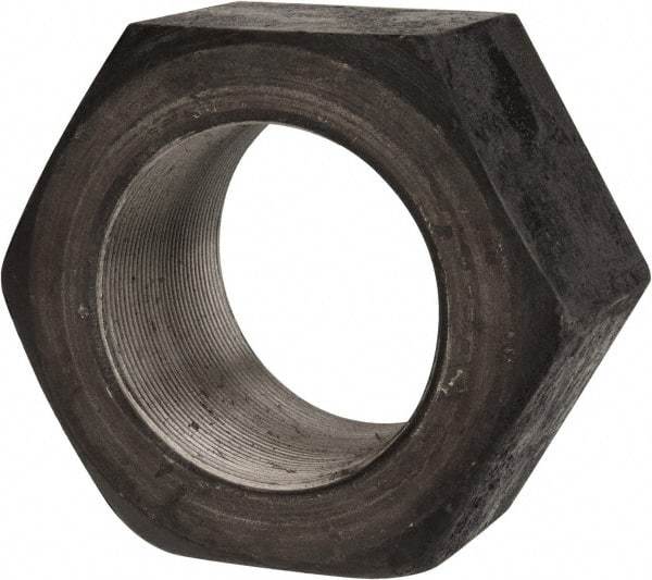 Value Collection - 3-12 UN Steel Right Hand Hex Nut - 4-1/2" Across Flats, 2-37/64" High, Uncoated - Caliber Tooling