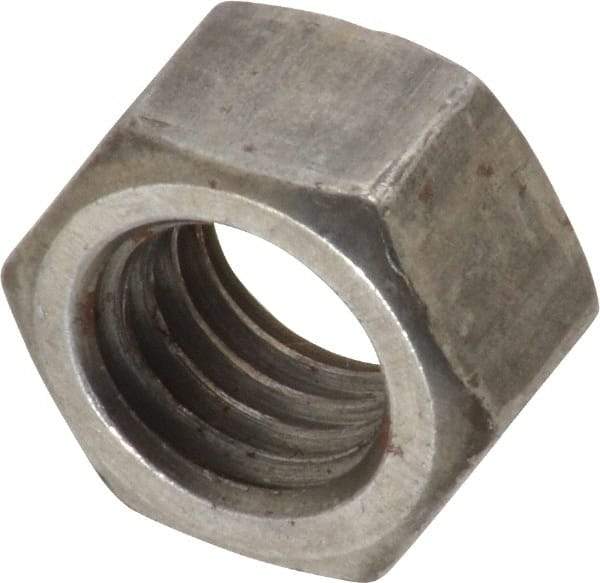 Value Collection - 1/2-13 UNC Steel Left Hand Hex Nut - 3/4" Across Flats, 7/16" High, Uncoated - Caliber Tooling