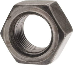 Value Collection - 1/2-20 UNF Steel Left Hand Hex Nut - 3/4" Across Flats, 7/16" High, Uncoated - Caliber Tooling