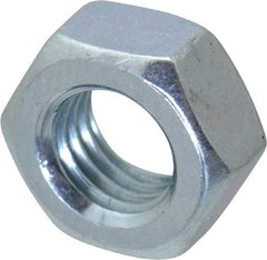 Value Collection - M7x1.00 Steel Right Hand Hex Nut - 11mm Across Flats, 5.5mm High, Zinc-Plated Finish - Caliber Tooling