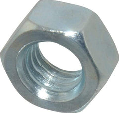 Value Collection - M12x1.75 Metric Coarse Steel Right Hand Hex Nut - 19mm Across Flats, 10mm High, Zinc-Plated Finish - Caliber Tooling