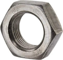 Value Collection - 3/4-16 UNF Steel Left Hand Hex Jam Nut - 1-1/8" Across Flats, 27/64" High, Uncoated - Caliber Tooling