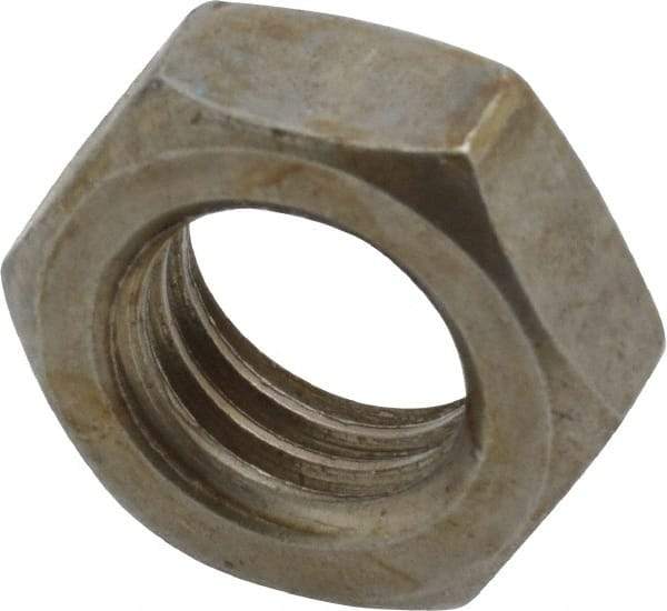 Value Collection - 5/8-11 UNC Steel Right Hand Hex Jam Nut - 5/16" Across Flats, 3/8" High, Uncoated - Caliber Tooling