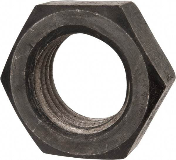 Value Collection - 1-1/2 - 6 UNC Steel Right Hand Hex Jam Nut - 2-1/4" Across Flats, 0.8438" High, Uncoated - Caliber Tooling