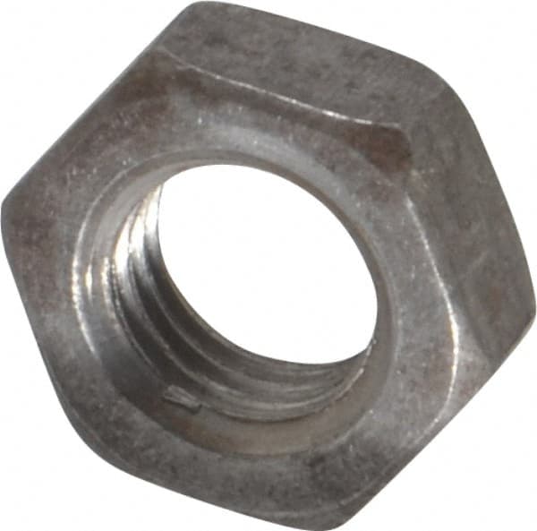 Value Collection - 5/16-24 UNF Steel Right Hand Hex Jam Nut - 1/2" Across Flats, 3/16" High, Uncoated - Caliber Tooling