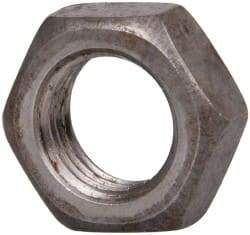 Value Collection - 3/8-24 UNF Steel Right Hand Hex Jam Nut - 9/16" Across Flats, 0.2188" High, Uncoated - Caliber Tooling