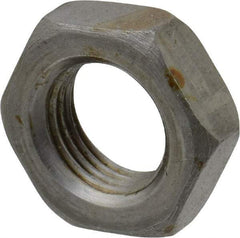 Value Collection - 9/16-18 UN Steel Right Hand Hex Jam Nut - 7/8" Across Flats, 5/16" High, Uncoated - Caliber Tooling