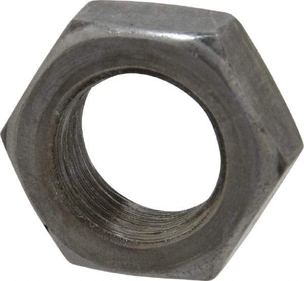 Value Collection - 5/8-18 UNF Steel Right Hand Hex Jam Nut - 15/16" Across Flats, 3/8" High, Uncoated - Caliber Tooling