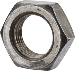 Value Collection - 7/8-14 UN Steel Right Hand Hex Jam Nut - 1-5/16" Across Flats, 31/64" High, Uncoated - Caliber Tooling