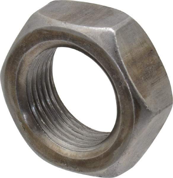 Value Collection - 1-14 UNF Steel Right Hand Hex Jam Nut - 1-1/2" Across Flats, 0.5469" High, Uncoated - Caliber Tooling