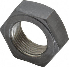 Value Collection - 1-1/4 - 12 UNF Steel Right Hand Hex Jam Nut - 1-7/8" Across Flats, 23/32" High, Uncoated - Caliber Tooling