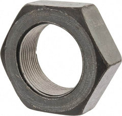 Value Collection - 1-3/4 - 12 UNF Steel Right Hand Hex Jam Nut - 2-5/8" Across Flats, 31/32" High, Uncoated - Caliber Tooling