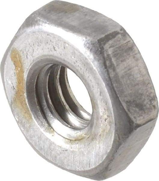 Value Collection - 1/4-20 UNC Steel Right Hand Heavy Hex Jam Nut - 1/2" Across Flats, 11/64" High, Uncoated, 2B Class of Fit - Caliber Tooling