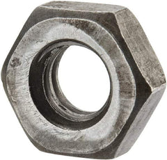 Value Collection - 5/16-18 UNC Steel Right Hand Heavy Hex Jam Nut - 9/16" Across Flats, 13/64" High, Uncoated, 2B Class of Fit - Caliber Tooling