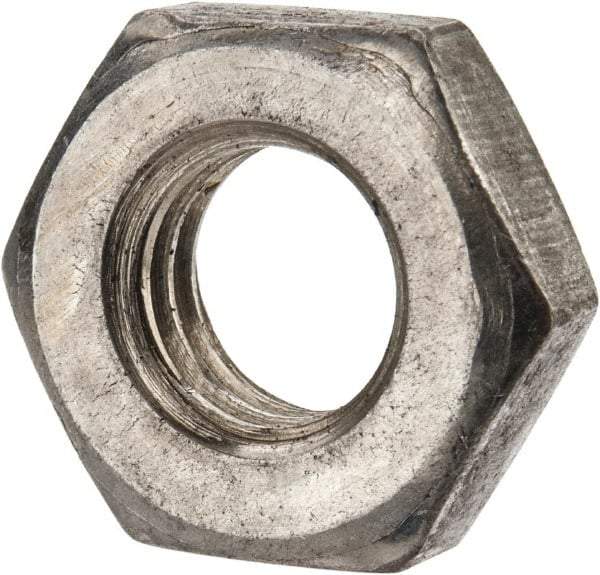 Value Collection - 7/16-14 UNC Steel Right Hand Heavy Hex Jam Nut - 3/4" Across Flats, 1/4" High, Uncoated, 2B Class of Fit - Caliber Tooling