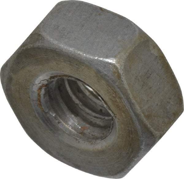 Value Collection - 1/4-20 UNC Steel Right Hand Heavy Hex Nut - 1/2" Across Flats, 15/64" High, Uncoated, 2B Class of Fit - Caliber Tooling