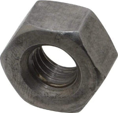 Value Collection - 3/8-16 UNC Steel Right Hand Heavy Hex Nut - 11/16" Across Flats, 23/64" High, Uncoated, 2B Class of Fit - Caliber Tooling