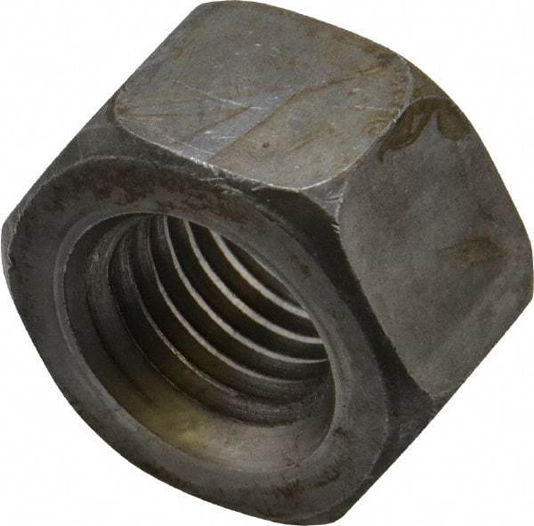 Value Collection - 1-8 UNC Steel Right Hand Heavy Hex Nut - 1-5/8" Across Flats, 63/64" High, Uncoated, 2B Class of Fit - Caliber Tooling