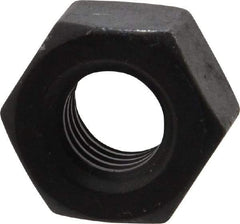 Value Collection - 7/16-14 UNC Steel Right Hand Heavy Hex Nut - 3/4" Across Flats, 27/64" High, Uncoated, 2B Class of Fit - Caliber Tooling