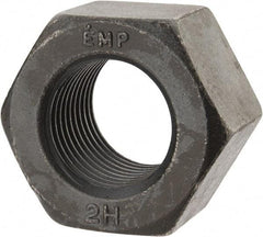 Value Collection - 1-3/8 - 8 UN Steel Right Hand Heavy Hex Nut - 2-3/16" Across Flats, 1-11/32" High, Uncoated, 2B Class of Fit - Caliber Tooling