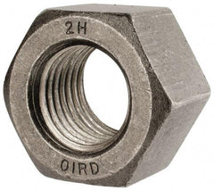 Value Collection - 1-1/2 - 6 UNC Steel Right Hand Heavy Hex Nut - 2-3/8" Across Flats, 1-15/32" High, Uncoated, 2B Class of Fit - Caliber Tooling