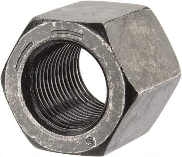 Value Collection - 5/8-18 UNF Steel Right Hand High Hex Nut - 15/16" Across Flats, 27/32" High, Uncoated - Caliber Tooling